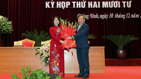 Bà Trịnh Thị Minh Thanh được bầu làm Chủ tịch HĐND tỉnh Quảng Ninh