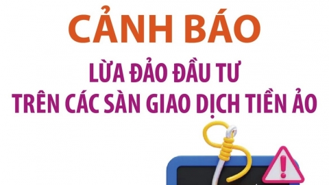 Cảnh báo lừa đảo đầu tư trên các sàn giao dịch tiền ảo