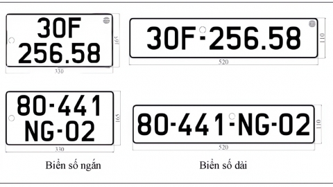 Quy định mới về màu sắc, seri, ký hiệu biển số xe của cơ quan, tổ chức, cá nhân từ 01/01/2025