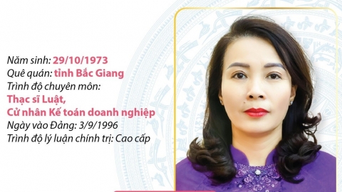 Tiểu sử Phó Bí thư Thường trực Tỉnh ủy, Chủ tịch HĐND tỉnh Bắc Giang Nguyễn Thị Hương