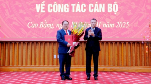 Ông Quản Minh Cường giữ chức Bí thư Tỉnh ủy Cao Bằng