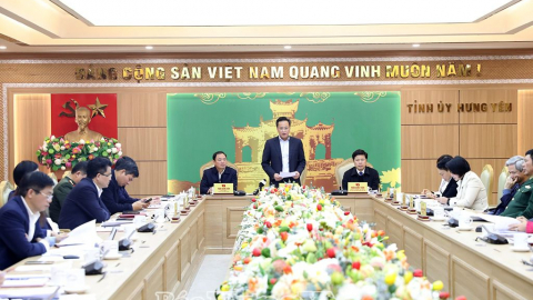 Hưng Yên thực hiện tinh gọn bộ máy, kết thúc hoạt động của 6 Đảng đoàn