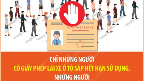 Người dân không nên tập trung đi đổi cấp giấy phép lái xe tại thời điểm này