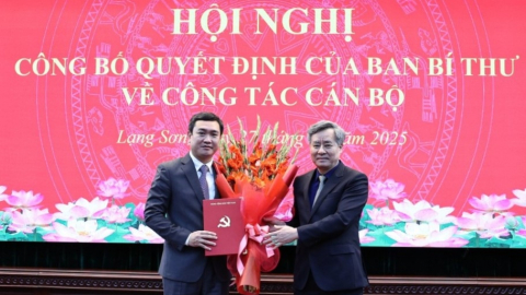 Ông Nguyễn Cảnh Toàn giữ chức Phó Bí thư Tỉnh ủy Lạng Sơn