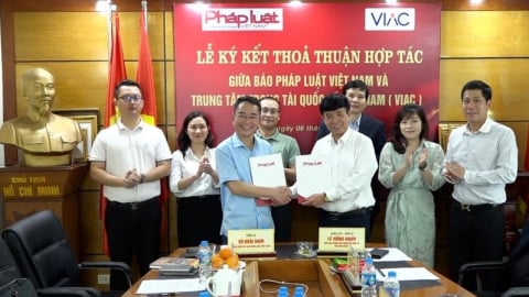 Báo Pháp luật Việt Nam và Trung tâm Trọng tài Quốc tế Việt Nam (VIAC) ký thỏa thuận hợp tác