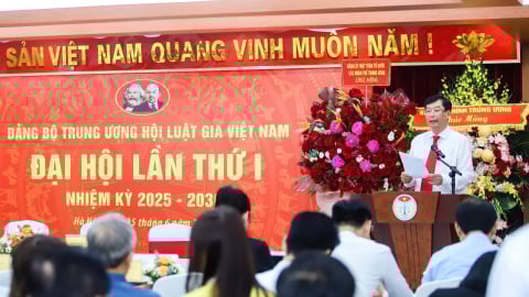 Đại hội Đảng bộ Trung ương Hội Luật gia Việt Nam lần thứ I nhiệm kỳ 2025-2030