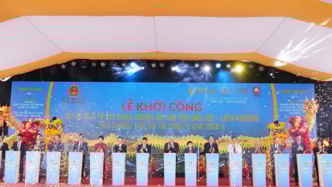  Khởi công dự án cao tốc Bảo Lộc - Liên Khương, tổng vốn đầu tư trên 17.700 tỷ đồng
