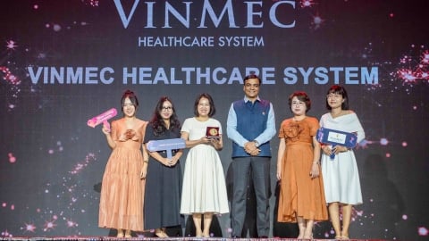 Vinmec lần thứ hai nhận cú đúp giải thưởng tại HR Asia Awards 2025