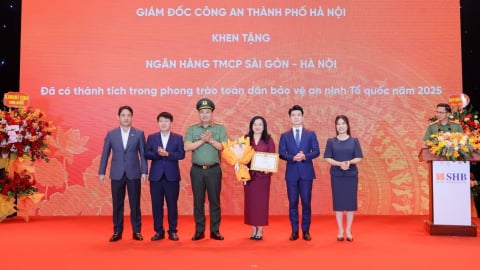 SHB được vinh danh vì đóng góp trong phong trào toàn dân bảo vệ an ninh Tổ quốc