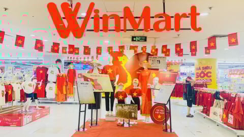 Chuỗi WinMart rực rỡ sắc đỏ - vàng, tôn vinh hàng Việt mùa Quốc khánh