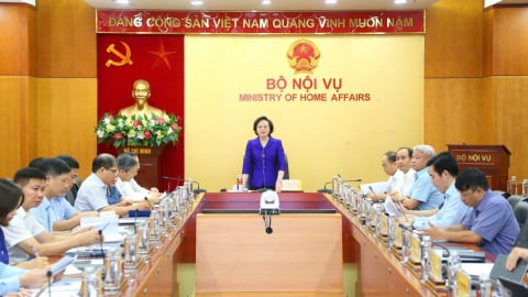 Bộ Nội Vụ chuẩn bị 5 nội dung để báo cáo Bộ Chính trị trong tháng 9