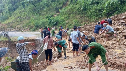 Nghệ An: 2 trường học bị ngập sâu, khẩn trương khắc phục hậu quả sau lũ 