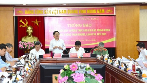 Quyết tâm cao trong công tác phòng, chống tham nhũng, lãng phí, tiêu cực