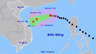 Tin mới nhất về bão số 9: Cường độ cấp 11, cách quần đảo Hoàng Sa 350km