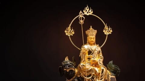 Đoạn kinh văn đức Phật tán thán ngài Địa Tạng