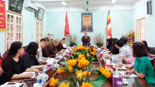 Họp bàn công tác đón tiếp đại biểu tham dự Đại lễ Vesak Liên Hợp Quốc 2019