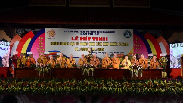 Quảng Nam tổ chức lễ mít tinh chào mừng Đại lễ Vesak LHQ 2019