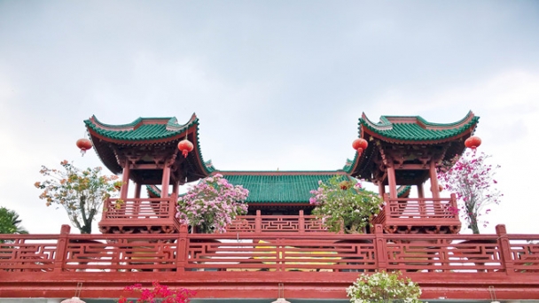 Phước Lâm Tự: Ngôi chùa đẹp lung linh như đang ở Nhật Bản