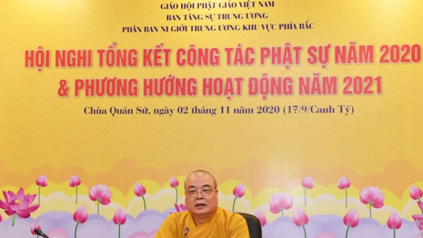 Phân ban Ni giới Trung ương khu vực phía Bắc tổng kết công tác Phật sự 2020