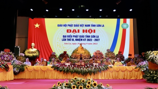Sơn La: Hòa thượng Thích Thanh Quyết được tái suy cử Trưởng ban Trị sự GHPGVN tỉnh (2022-2027)