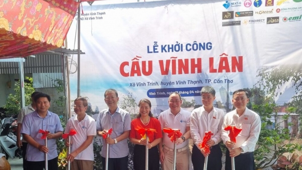 Khởi công xây dựng cầu Vĩnh Lân, Cần Thơ