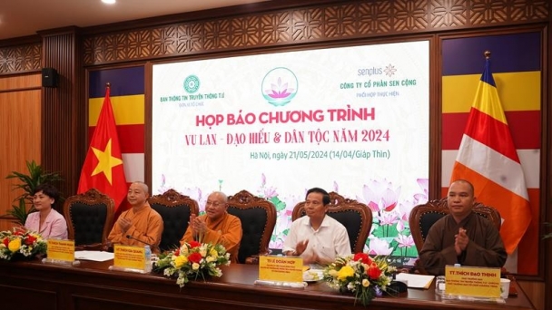 Ban TTTT TƯ GHGPVN họp báo chương trình 'Vu lan - Đạo hiếu & Dân tộc năm 2024'