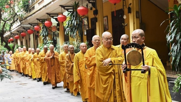 Hà Nội: Tăng, Ni tác pháp An cư kiết hạ tại tùng lâm Quán Sứ