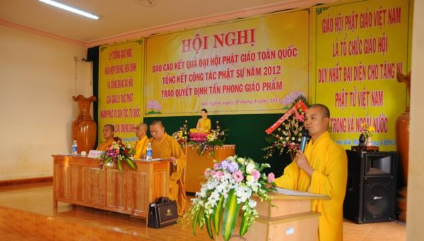 Đăk Nông: Tổng kết Phật sự năm 2012