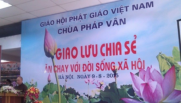 Chùa Pháp Vân tọa đàm về 'ăn chay với đời sống xã hội'