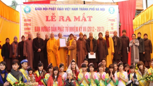 Ra mắt Ban hướng dẫn Phật tử THPG Hà Nội nhiệm kỳ VII (2012 – 2017)