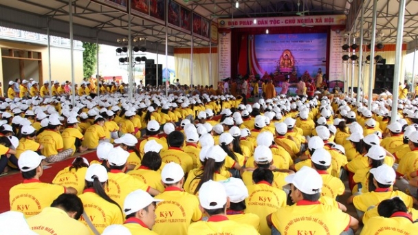 Thanh Hóa: Khai mạc hội trại Phật giáo với tuổi trẻ lần thứ V