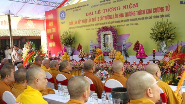 Hà Nội: Lễ tưởng niệm lần thứ 13 ngày viên tịch cố Trưởng lão HT.Kim Cương Tử