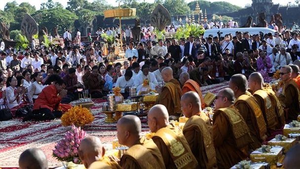 Campuchia: Thủ tướng chủ trì lễ cầu nguyện tại Angkor Wat