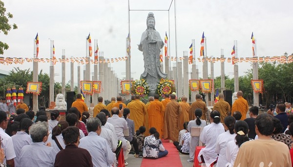 Sóc Trăng: Lễ khánh thành tượng Bồ tát Quán Thế Âm