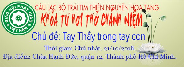 TP.HCM: Thông báo khóa tu hơi thở chánh niệm tại chùa Hạnh Đức 