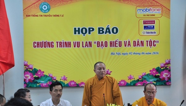 Hà Nội: Công bố Chương trình Vu lan “Đạo hiếu và Dân tộc”