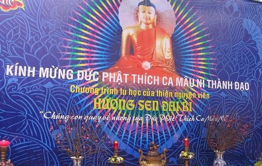 Chùa Hưng Khánh (HN): Cảm động chương trình Kính mừng Thái tử Tất Đạt Đa thành Đạo