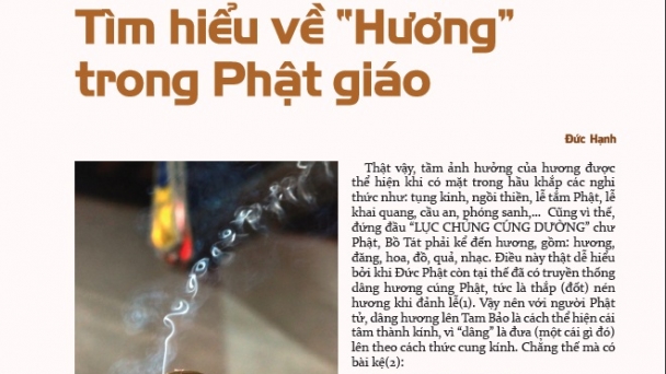 Tìm hiểu về 'hương' trong Phật giáo