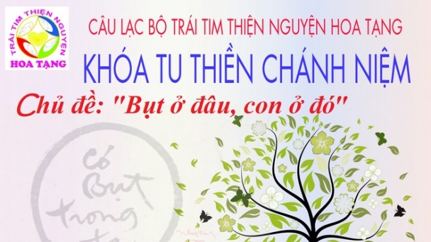 Đồng Tháp: Khóa tu Thiền chính niệm 'Bụt ở đâu con ở đó'