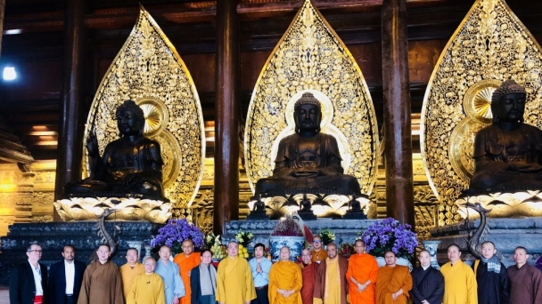 UBPG quốc tế kiểm tra tiến độ xây dựng chùa Tam Chúc để chuẩn bị cho Đại lễ Vesak 2019