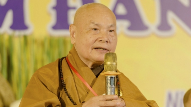 Hòa thượng Thích Thiện Nhơn đương vi Đàn đầu Hòa thượng Đại Giới đàn Bảo Tạng