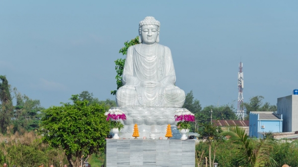 Học viện PGVN tại TP.HCM an vị Tôn tượng Phật Bổn Sư lộ thiên