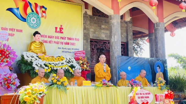 Bình Phước: Ban Trị sự Phật giáo huyện Bù Gia Mập trang nghiêm tổ chức lễ Phật Thành Đạo