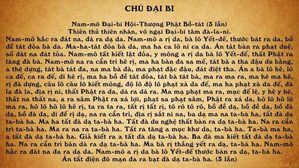 Khỏi viêm tử cung và ho ra máu nhờ trì chú Đại Bi