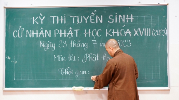 Học viện Phật giáo VN tại TP.HCM công bố kết quả tuyển sinh cử nhân Phật học khóa XVIII