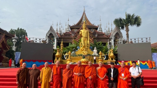 Đoàn đại biểu GHPGVN tham dự Hội nghị giao lưu Phật giáo các nước lưu vực Mekong - Lan Thương