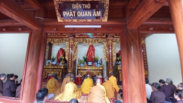 Lễ an vị tôn tượng Bồ tát Quán Thế Âm tại chùa Liên Phái, Hà Nội