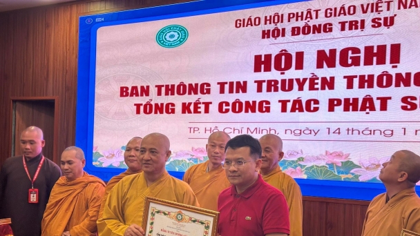 Giáo hội tặng bằng Tuyên dương công đức cho Cổng Thông tin PGVN