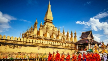 Thạt Luổng – kỳ quan kiến trúc được coi là biểu tượng của Lào