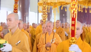 Trang nghiêm Lễ tác pháp An cư kiết hạ tại Học viện Phật giáo Việt Nam TP.HCM